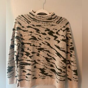 Women’s madewell xxs sweater beige with gray design